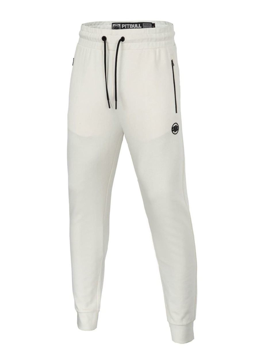 Men Final Sale Pants  Terry New Logo Light Beige Track Pants -  Classicawearshop